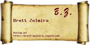 Brett Zelmira névjegykártya